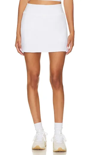 Beyond Yoga Movement Skort in White