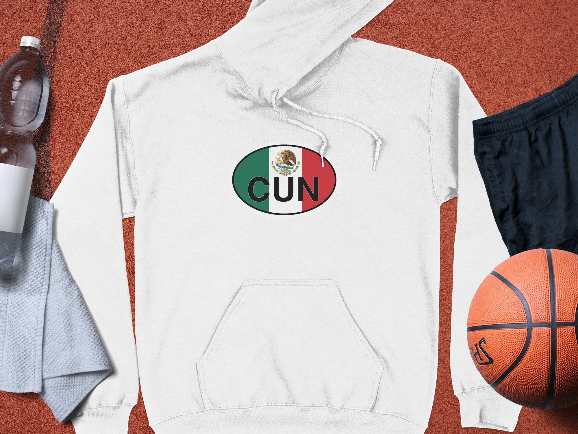 Cancun Mens Hoodie - Cozy Gear for Mexican Beach Getaways
