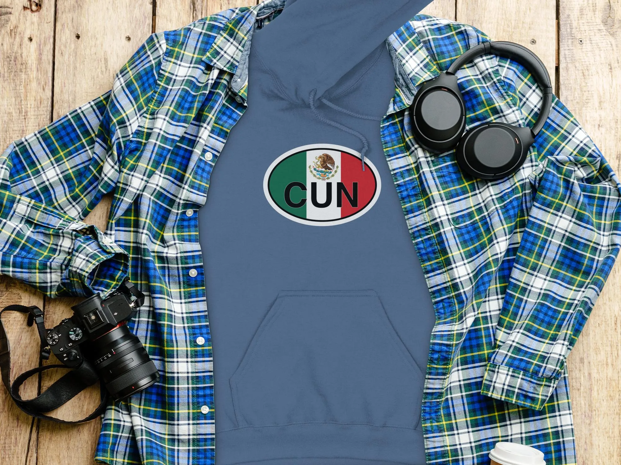 Cancun Mens Hoodie - Cozy Gear for Mexican Beach Getaways