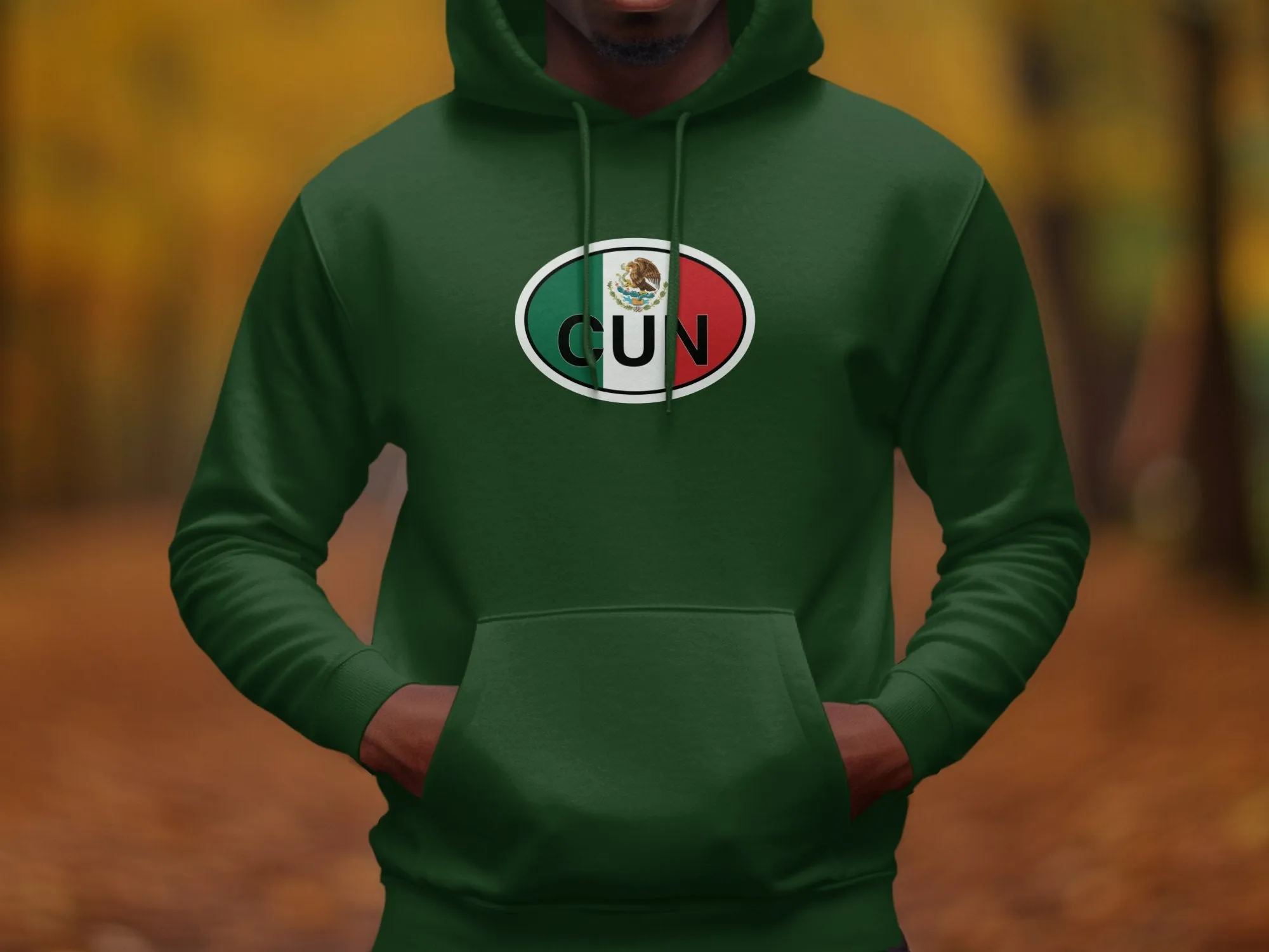 Cancun Mens Hoodie - Cozy Gear for Mexican Beach Getaways