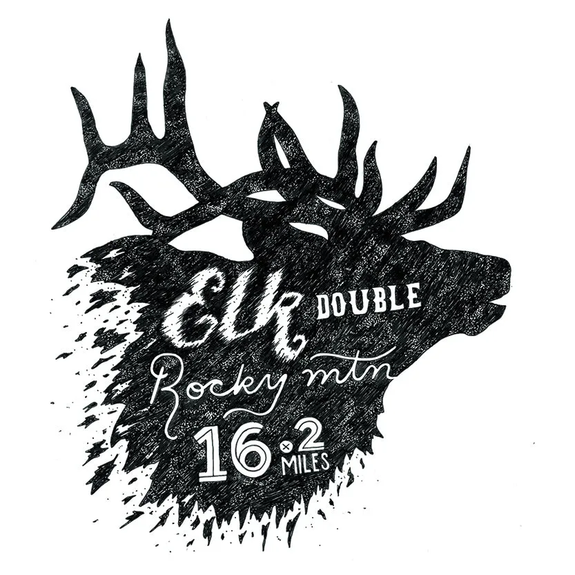Elk Double Sticker