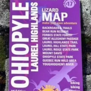 Ohiopyle - Laurel Highlands Purple Lizard Map